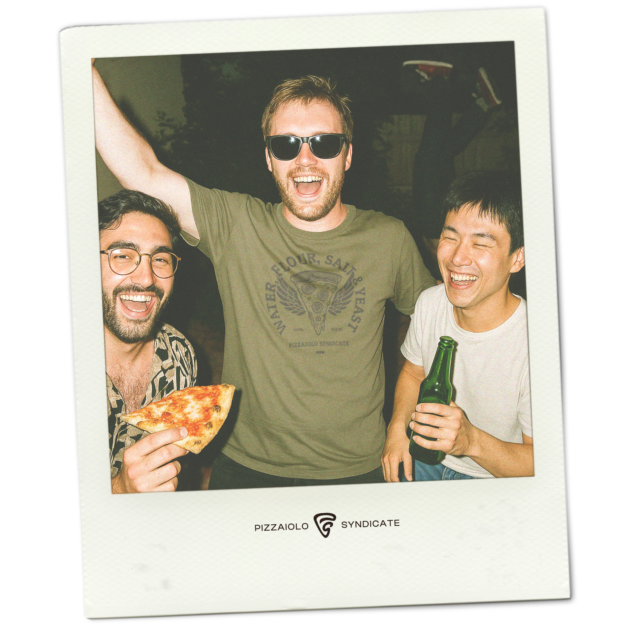 Heavy Pizza T-Shirt | Khaki