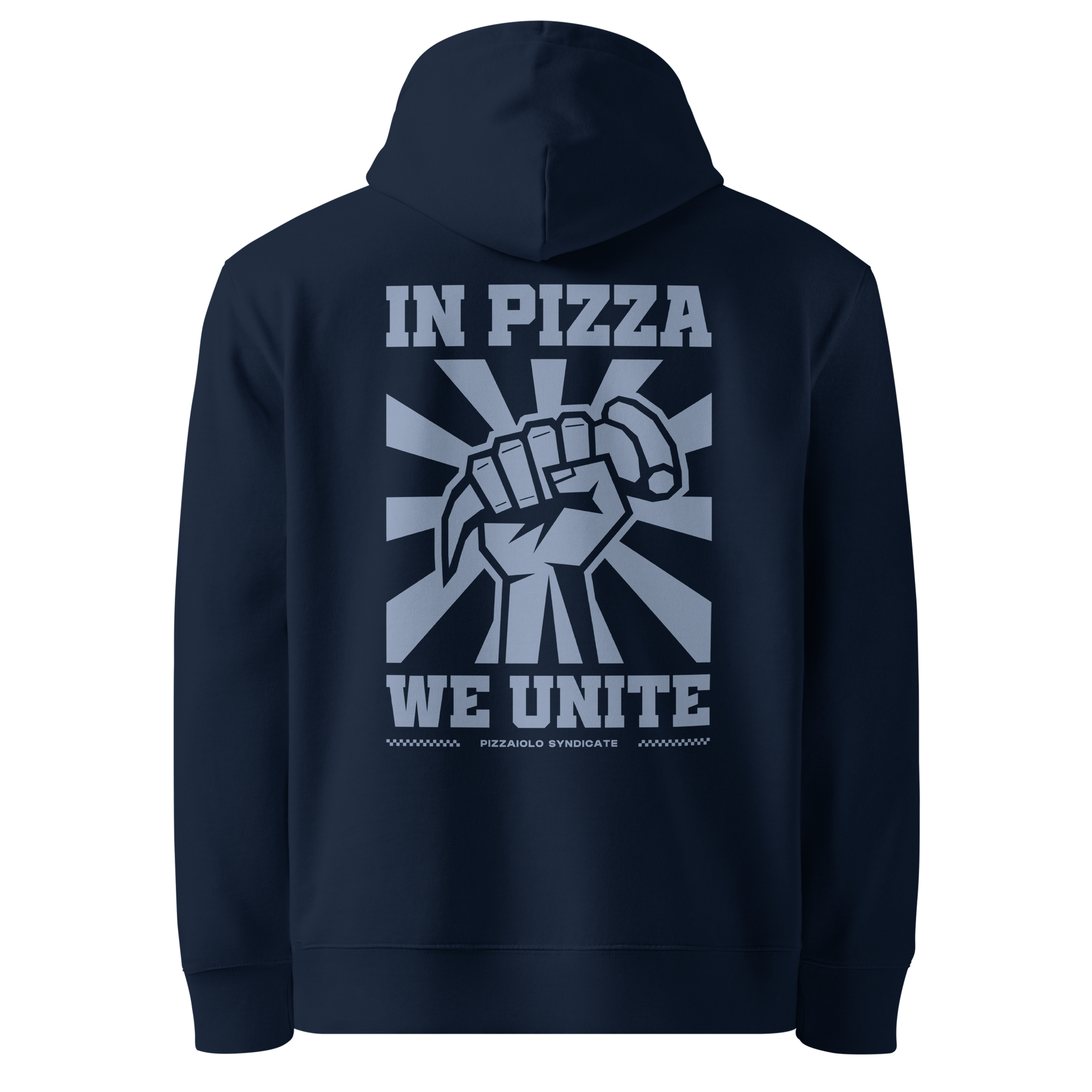 In Pizza We Unite Hoodie | French Navy