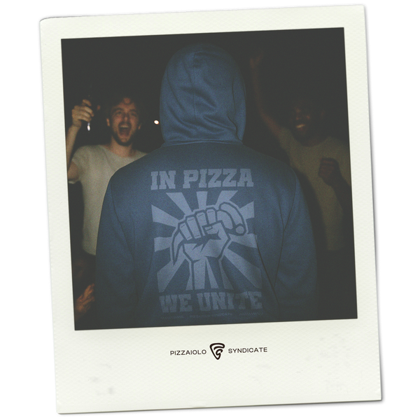 In Pizza We Unite Hoodie | French Navy