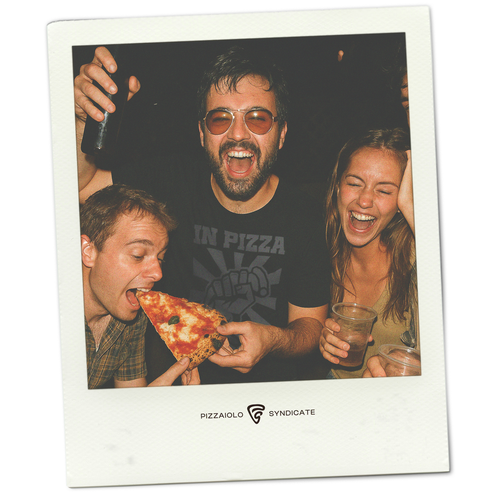 In Pizza We Unite T-Shirt | Black