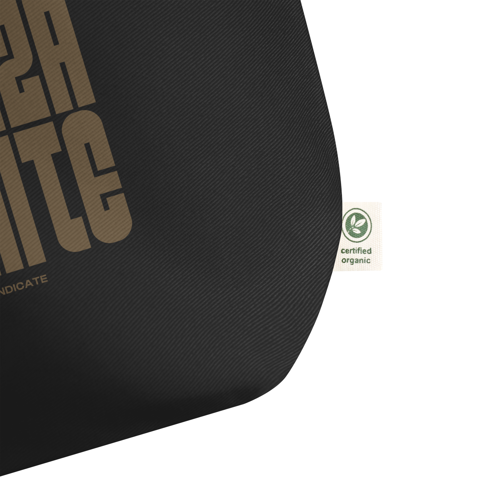In Pizza We Unite Tote Bag | Black