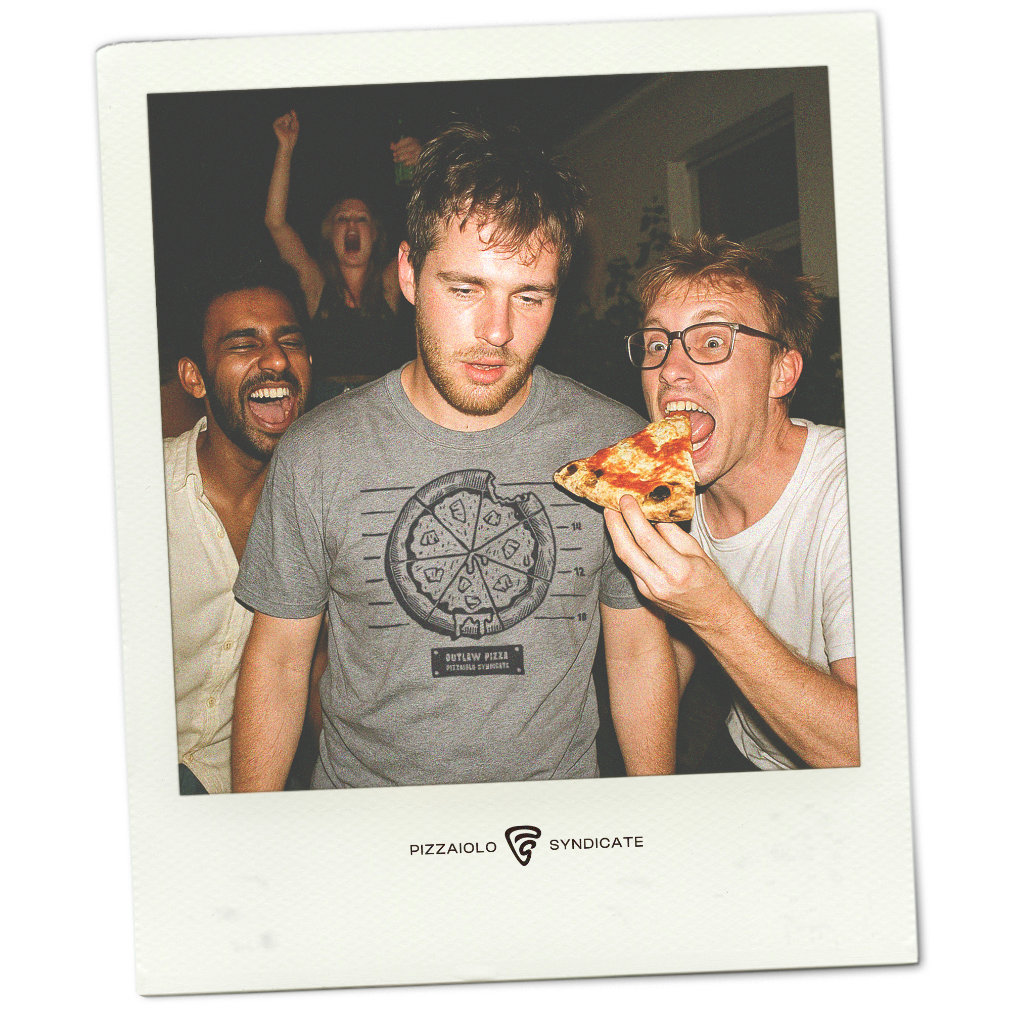 Outlaw Pizza T-Shirt | Heather Gray