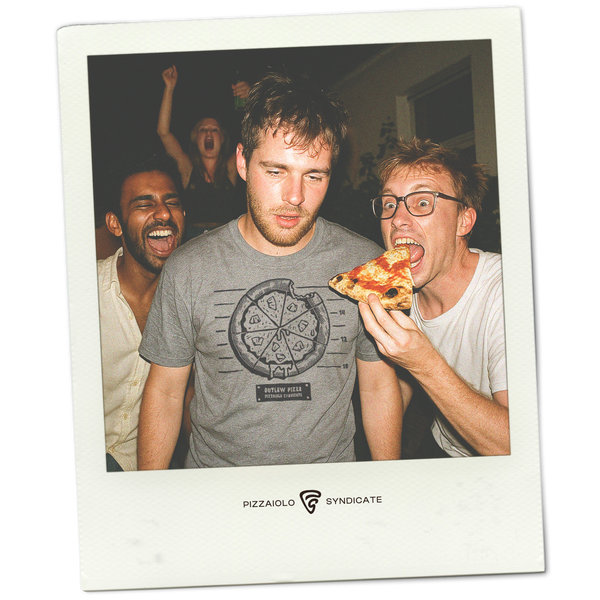 Outlaw Pizza T-Shirt | Heather Gray