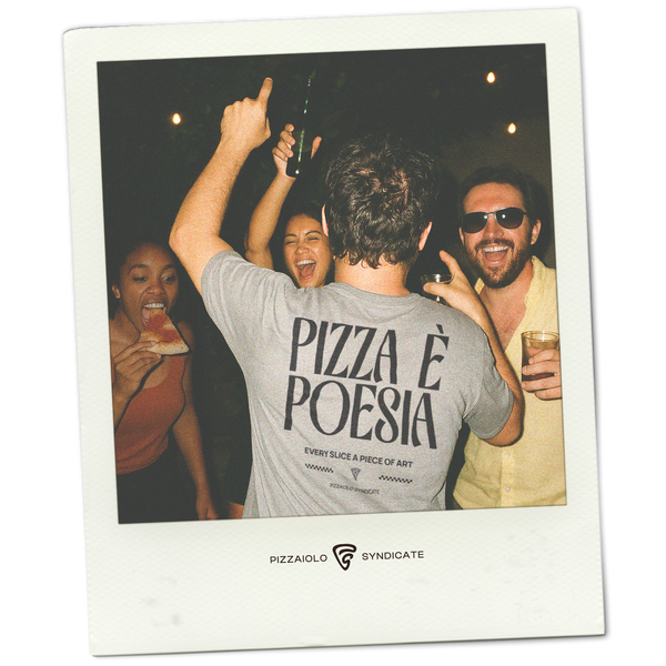 Pizza e Poesia T-Shirt | Heather Gray