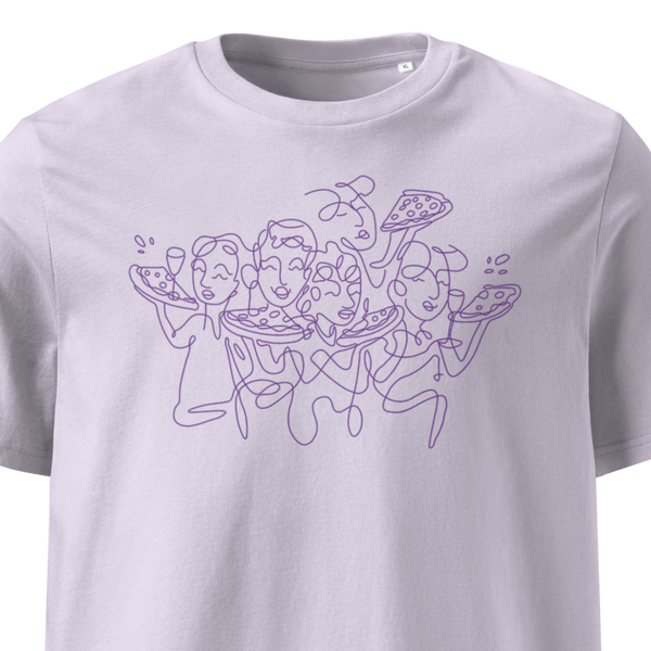 Pizza with Friends T-Shirt | Lavender