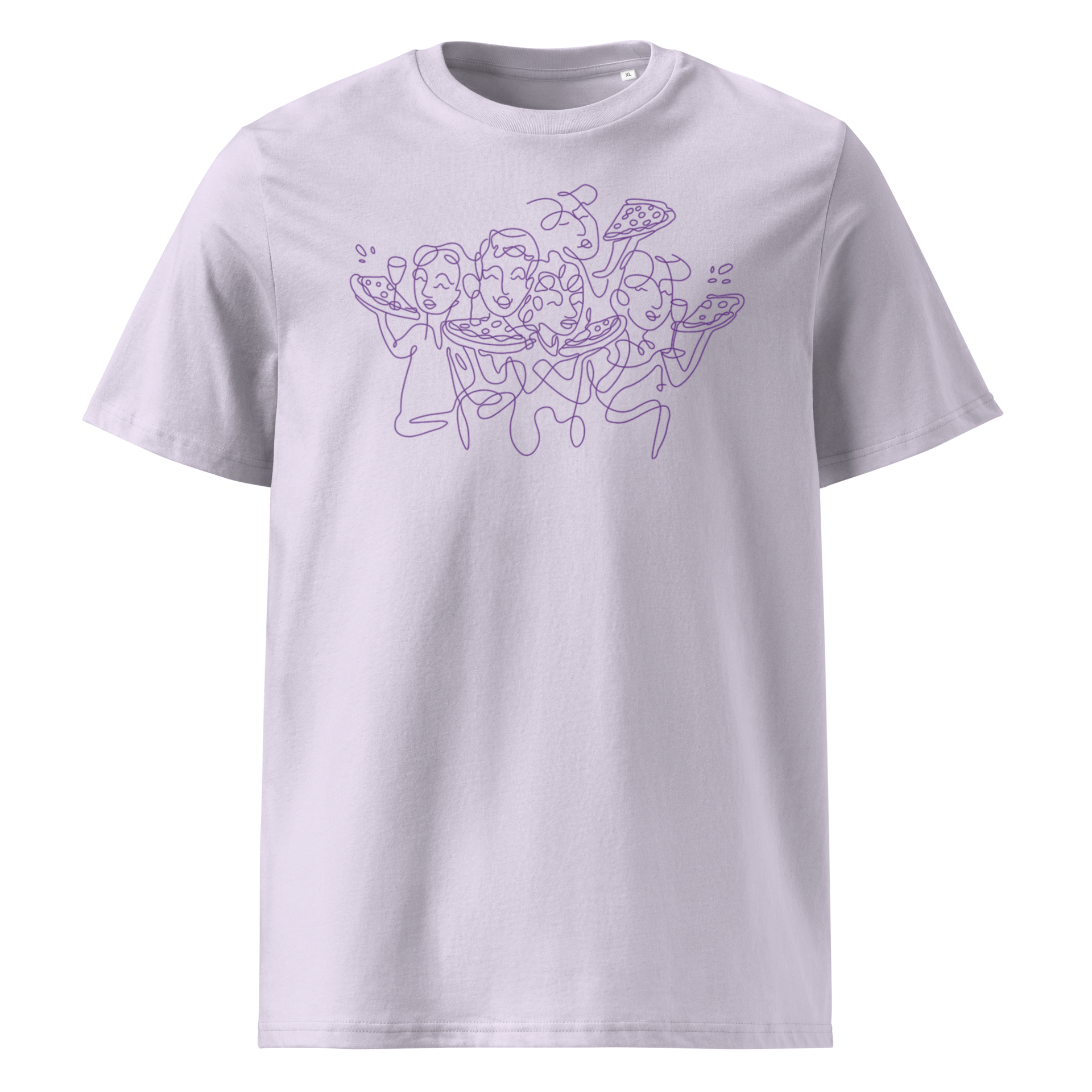 Pizza with Friends T-Shirt | Lavender
