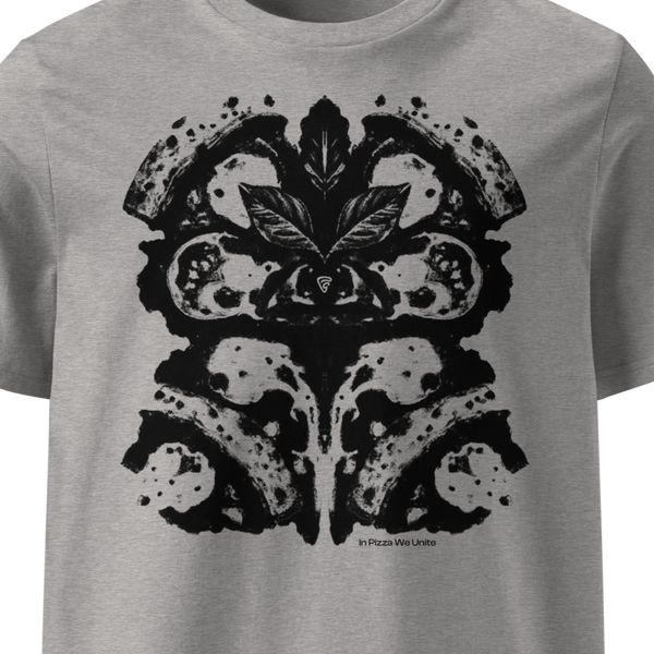 Rorschach Pizza T-Shirt | Heather Gray